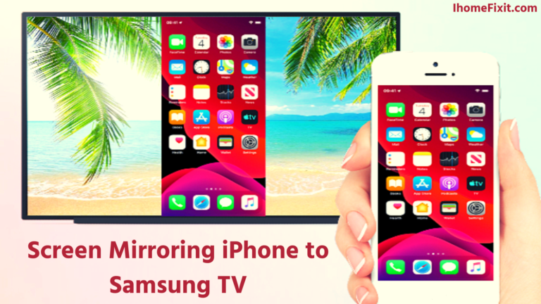 Screen Mirroring iPhone to Samsung TV
