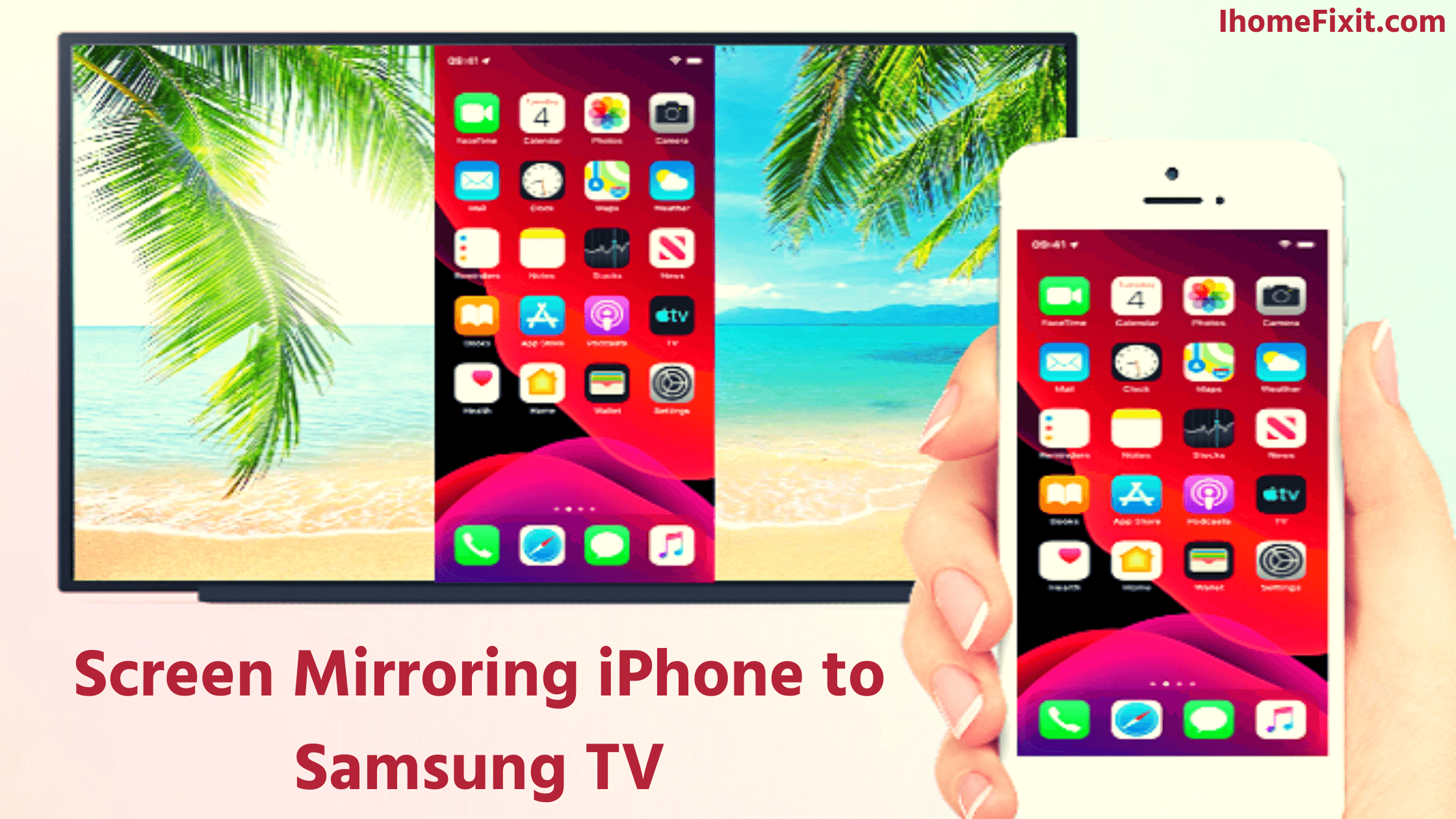 Screen Mirroring iPhone to Samsung TV Simple Guide