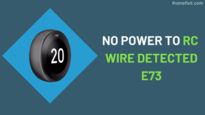 No Power to RC Wire Detected E73