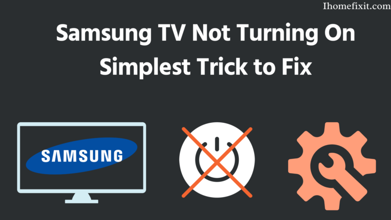 Samsung TV Not Turning On