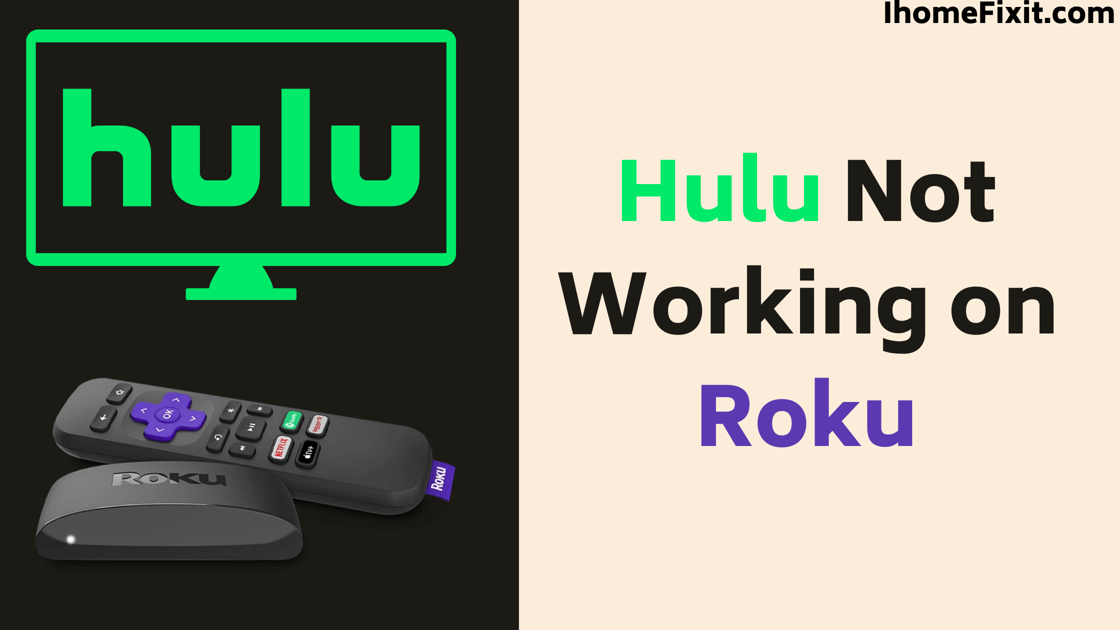 Hulu Not Working on Roku Quick and Easy Solution