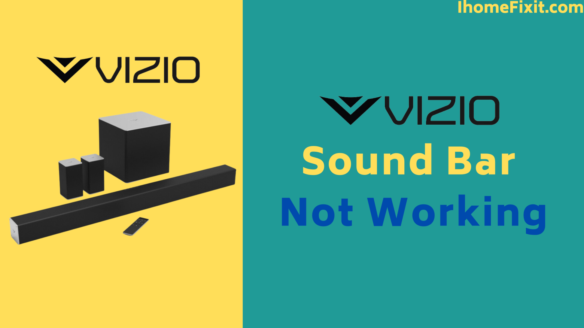 Fixed Vizio Sound Bar Not Working (2023)