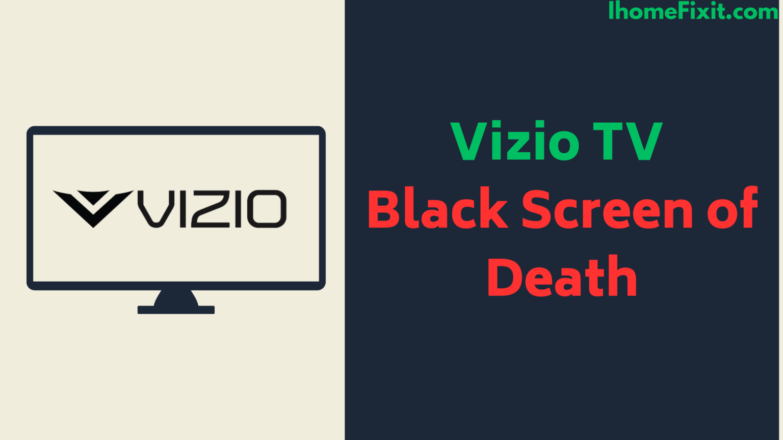 Top 5 Solutions To Fix Vizio TV Black Screen of Death